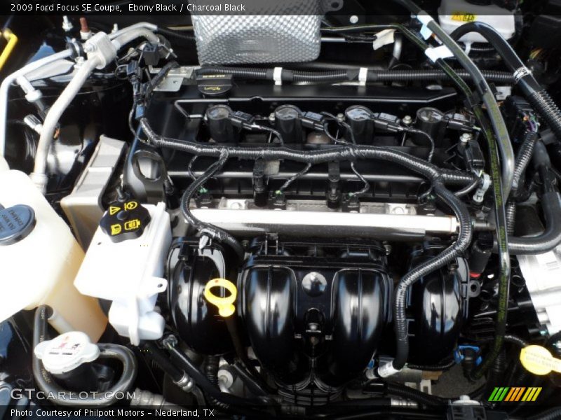 Ebony Black / Charcoal Black 2009 Ford Focus SE Coupe