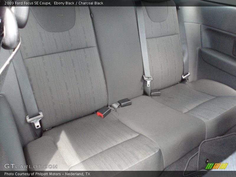 Ebony Black / Charcoal Black 2009 Ford Focus SE Coupe