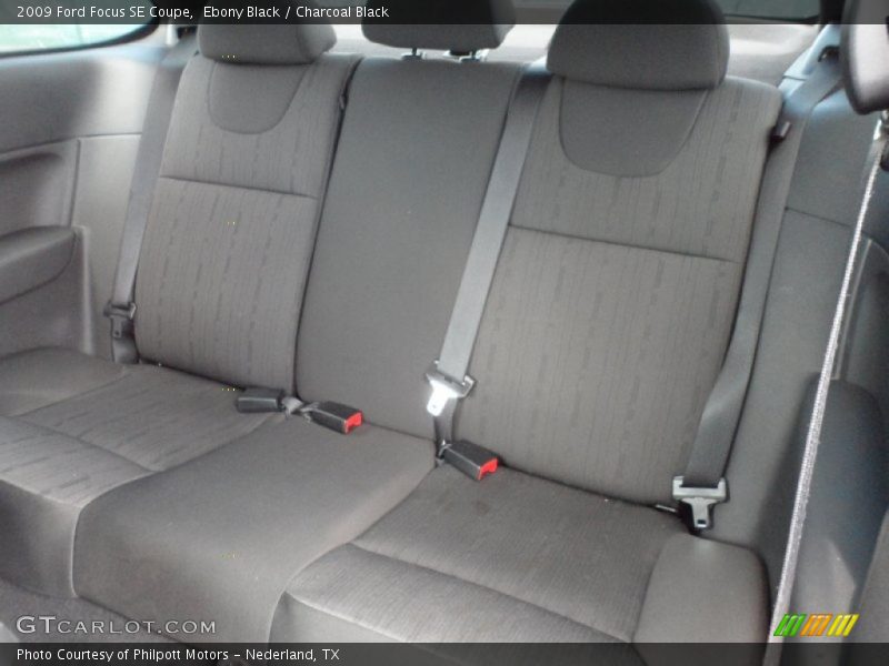 Ebony Black / Charcoal Black 2009 Ford Focus SE Coupe