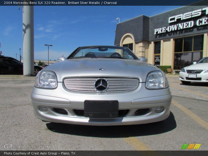 Brilliant Silver Metallic / Charcoal 2004 Mercedes-Benz SLK 320 Roadster