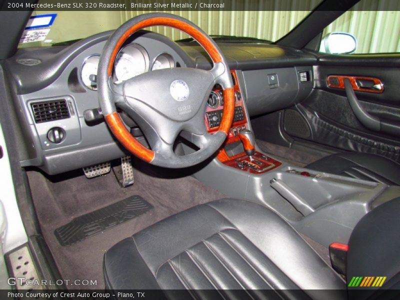  2004 SLK 320 Roadster Charcoal Interior