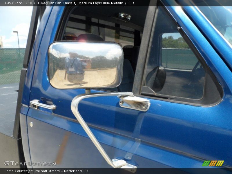 Medium Lapis Blue Metallic / Blue 1994 Ford F350 XLT Regular Cab Chassis