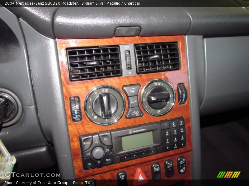 Controls of 2004 SLK 320 Roadster