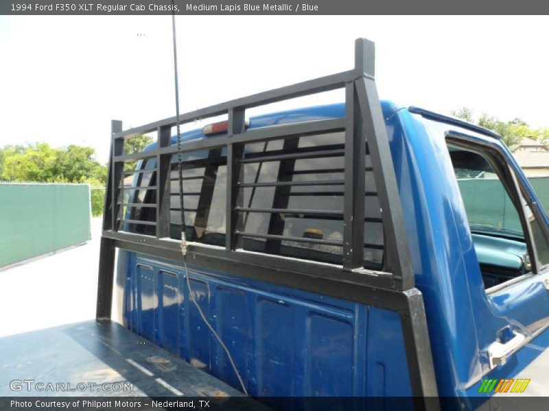Medium Lapis Blue Metallic / Blue 1994 Ford F350 XLT Regular Cab Chassis