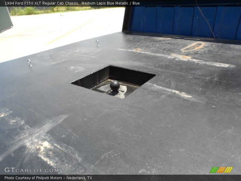 Medium Lapis Blue Metallic / Blue 1994 Ford F350 XLT Regular Cab Chassis