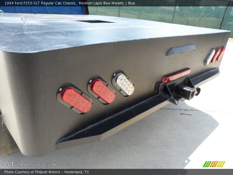 Medium Lapis Blue Metallic / Blue 1994 Ford F350 XLT Regular Cab Chassis