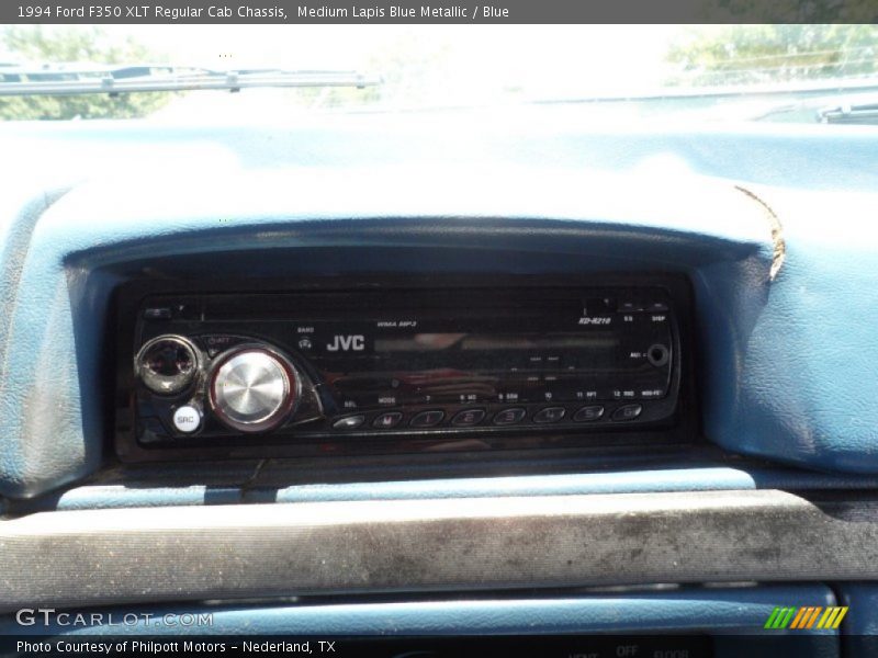 Medium Lapis Blue Metallic / Blue 1994 Ford F350 XLT Regular Cab Chassis