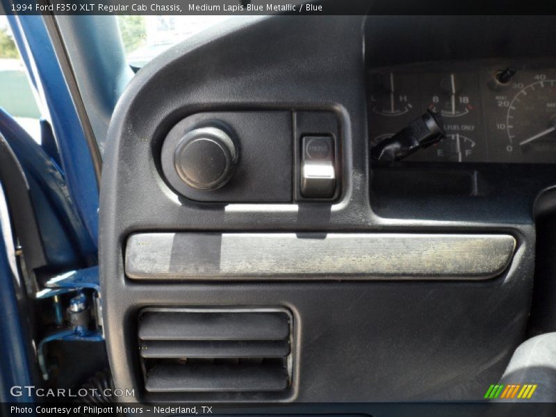 Medium Lapis Blue Metallic / Blue 1994 Ford F350 XLT Regular Cab Chassis