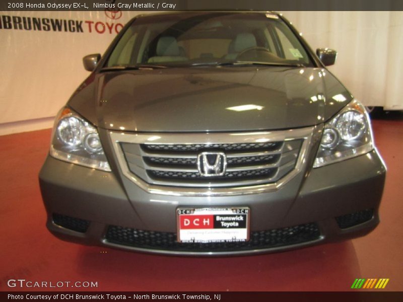 Nimbus Gray Metallic / Gray 2008 Honda Odyssey EX-L
