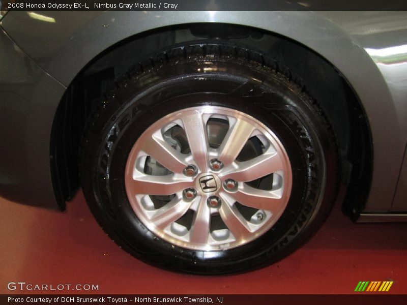 Nimbus Gray Metallic / Gray 2008 Honda Odyssey EX-L