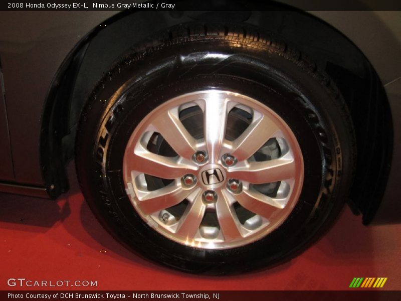 Nimbus Gray Metallic / Gray 2008 Honda Odyssey EX-L