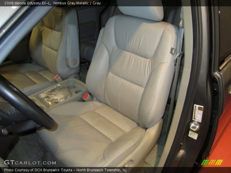 Nimbus Gray Metallic / Gray 2008 Honda Odyssey EX-L