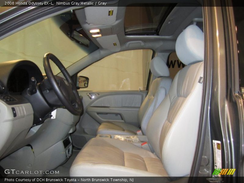 Nimbus Gray Metallic / Gray 2008 Honda Odyssey EX-L