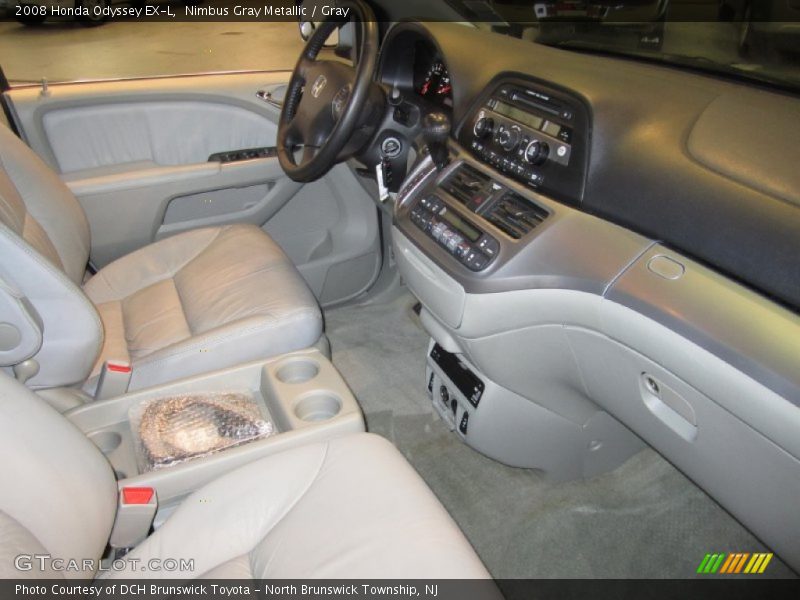 Nimbus Gray Metallic / Gray 2008 Honda Odyssey EX-L