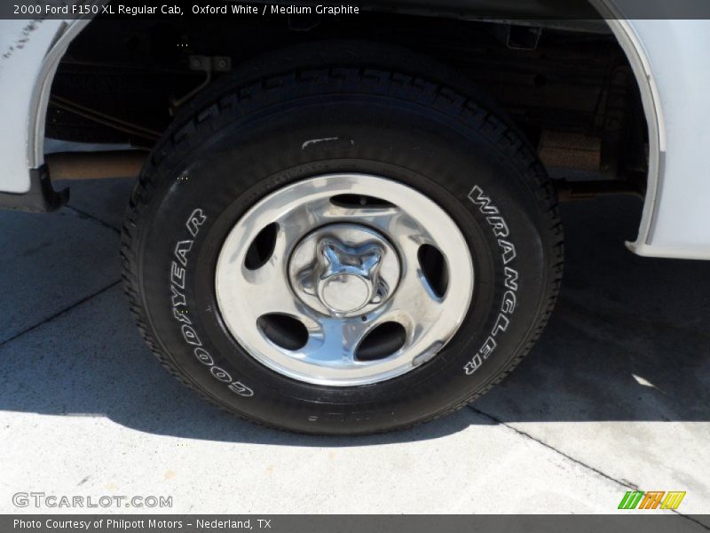 Oxford White / Medium Graphite 2000 Ford F150 XL Regular Cab