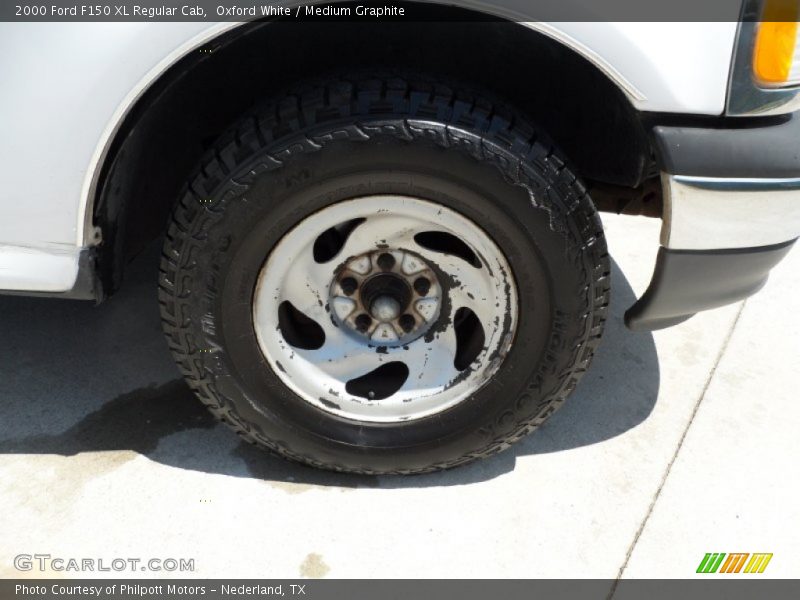 Oxford White / Medium Graphite 2000 Ford F150 XL Regular Cab