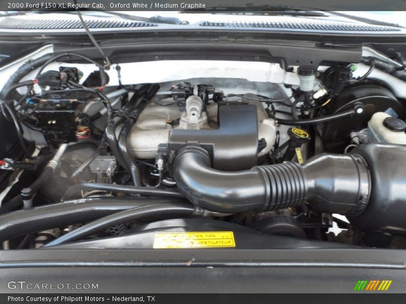 Oxford White / Medium Graphite 2000 Ford F150 XL Regular Cab