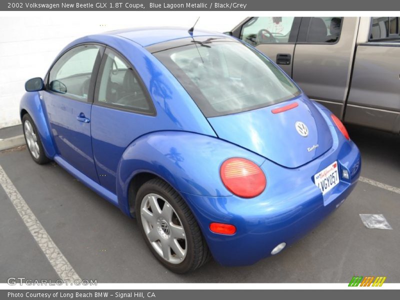Blue Lagoon Metallic / Black/Grey 2002 Volkswagen New Beetle GLX 1.8T Coupe