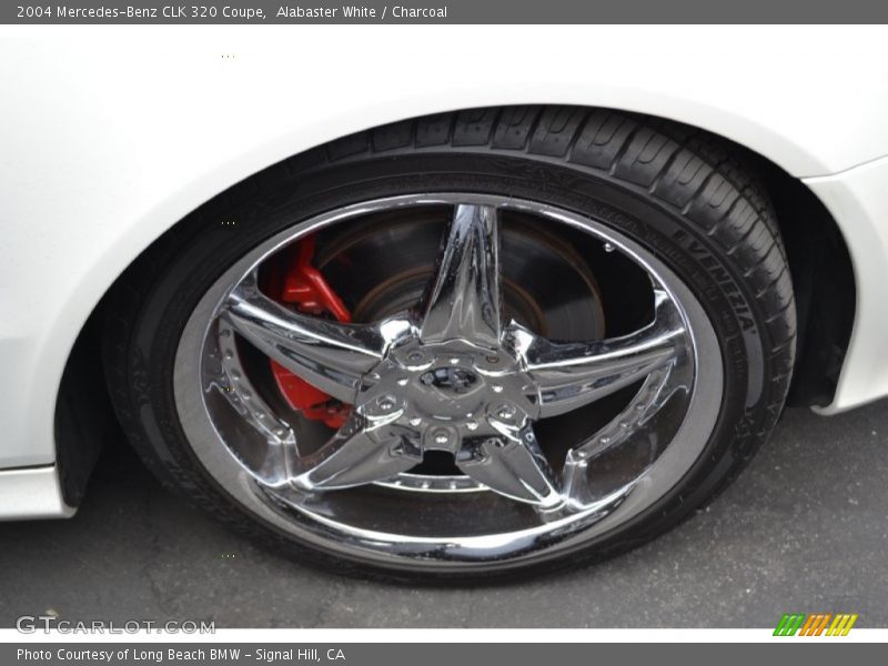 Alabaster White / Charcoal 2004 Mercedes-Benz CLK 320 Coupe