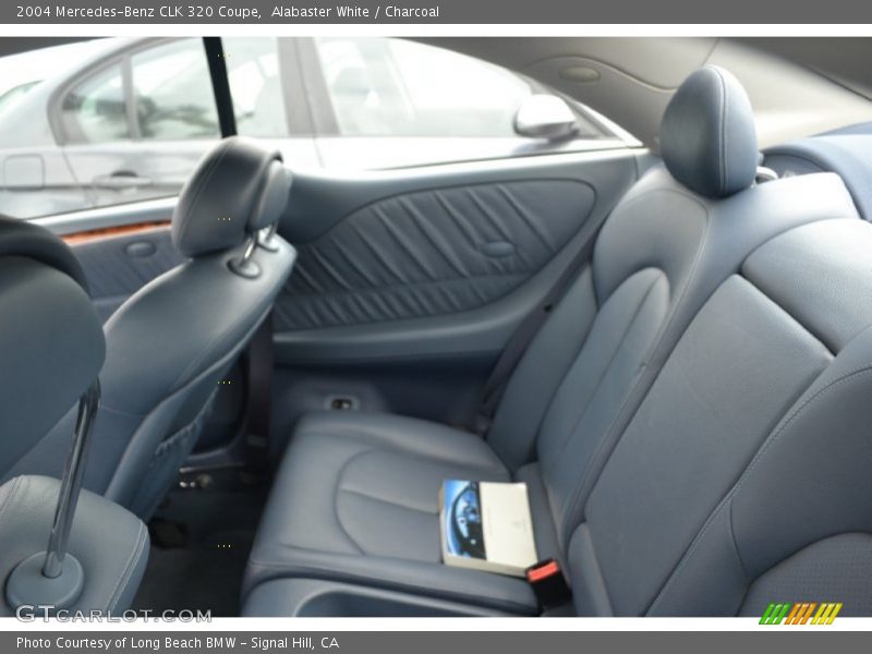 Alabaster White / Charcoal 2004 Mercedes-Benz CLK 320 Coupe