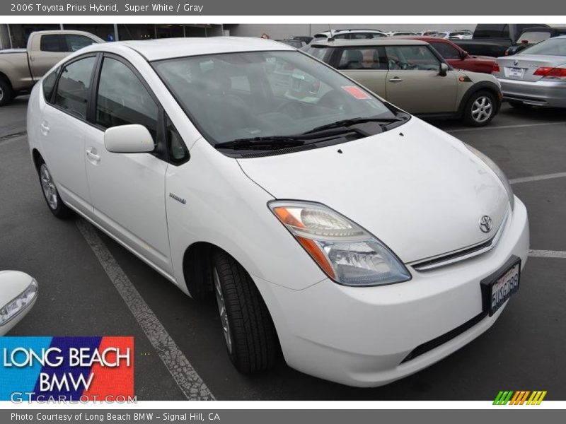 Super White / Gray 2006 Toyota Prius Hybrid