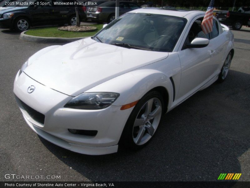 Whitewater Pearl / Black 2005 Mazda RX-8 Sport