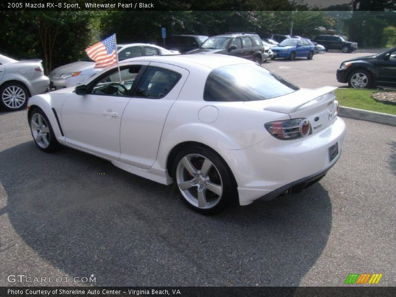Whitewater Pearl / Black 2005 Mazda RX-8 Sport