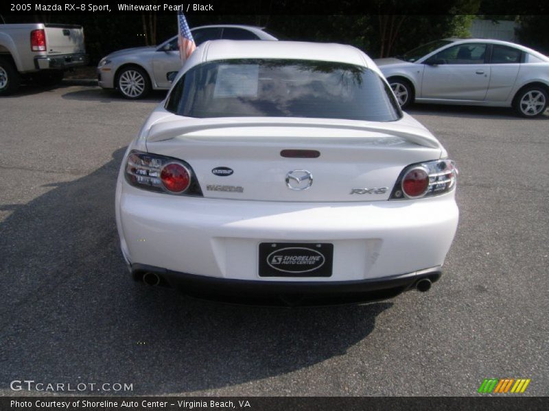 Whitewater Pearl / Black 2005 Mazda RX-8 Sport