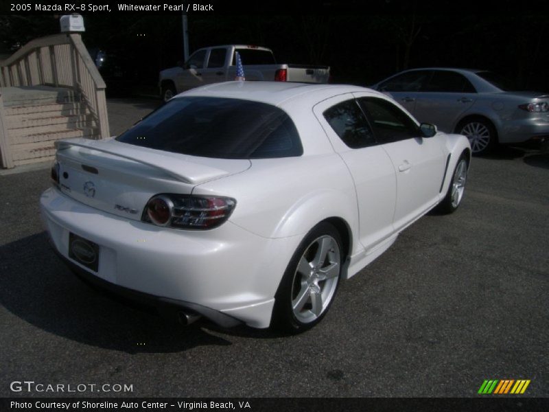 Whitewater Pearl / Black 2005 Mazda RX-8 Sport