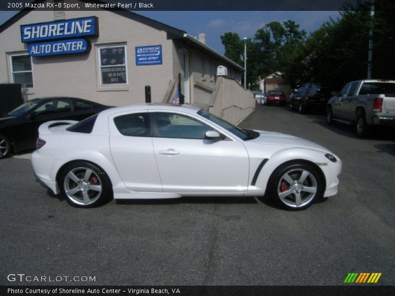 Whitewater Pearl / Black 2005 Mazda RX-8 Sport