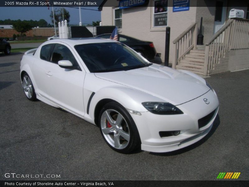 Whitewater Pearl / Black 2005 Mazda RX-8 Sport