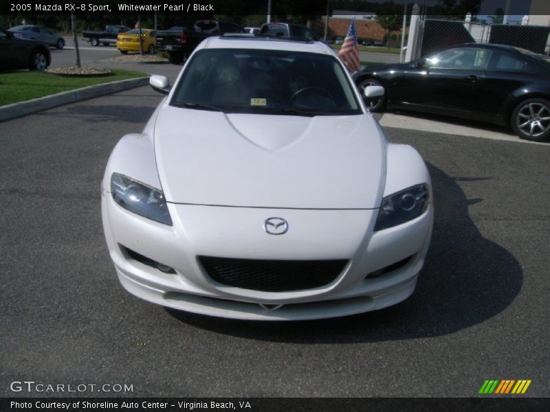 Whitewater Pearl / Black 2005 Mazda RX-8 Sport