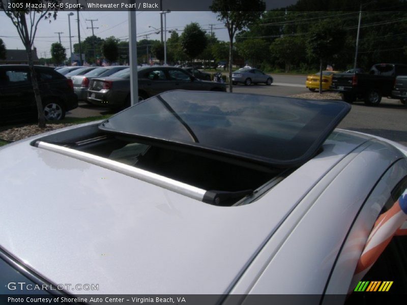 Whitewater Pearl / Black 2005 Mazda RX-8 Sport