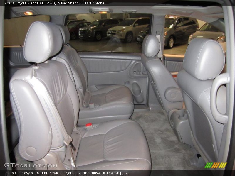 Silver Shadow Pearl / Stone 2008 Toyota Sienna XLE AWD