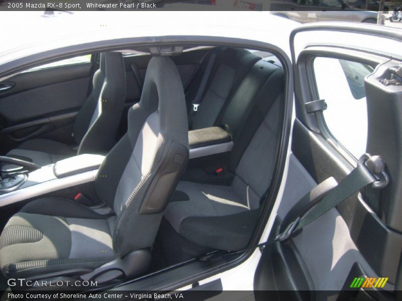 Whitewater Pearl / Black 2005 Mazda RX-8 Sport