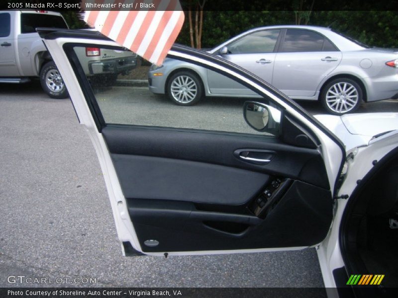 Whitewater Pearl / Black 2005 Mazda RX-8 Sport