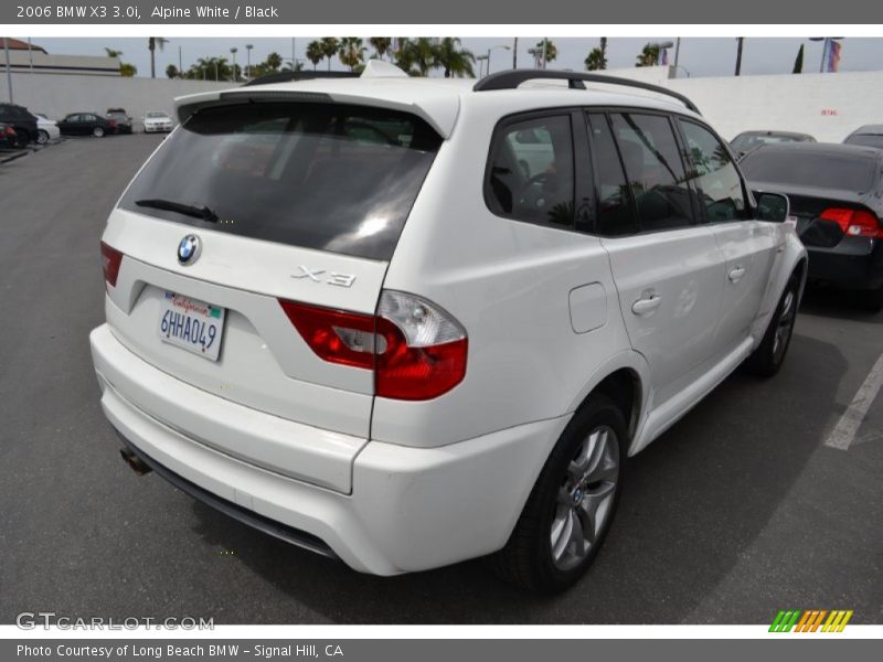 Alpine White / Black 2006 BMW X3 3.0i