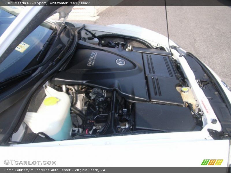 Whitewater Pearl / Black 2005 Mazda RX-8 Sport