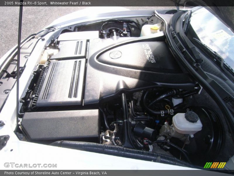 Whitewater Pearl / Black 2005 Mazda RX-8 Sport