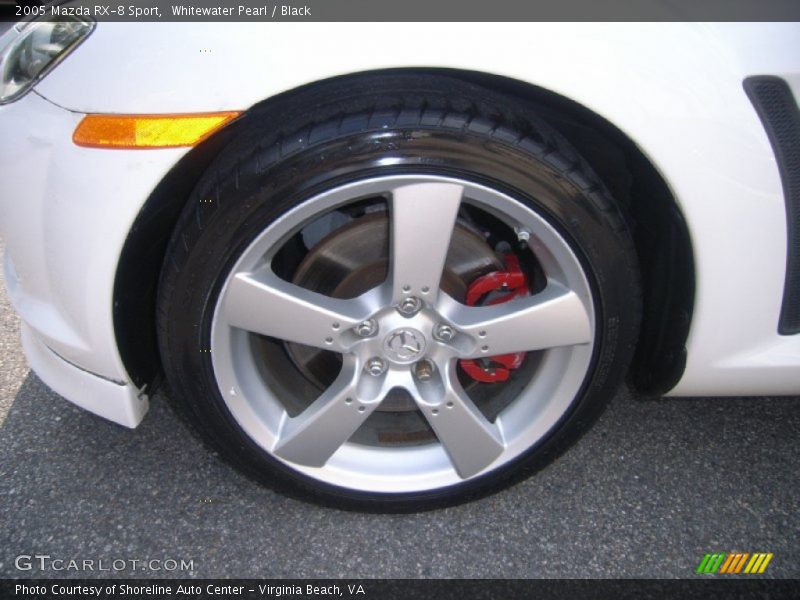 Whitewater Pearl / Black 2005 Mazda RX-8 Sport