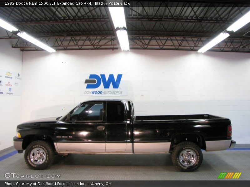 Black / Agate Black 1999 Dodge Ram 1500 SLT Extended Cab 4x4