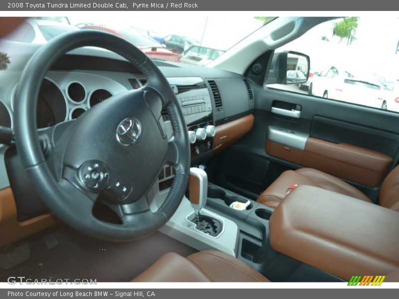  2008 Tundra Limited Double Cab Red Rock Interior