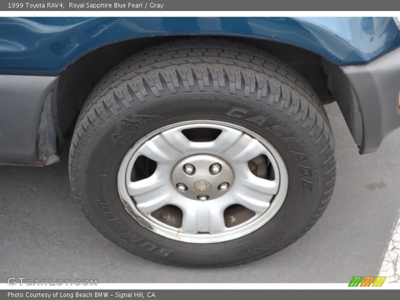 Royal Sapphire Blue Pearl / Gray 1999 Toyota RAV4