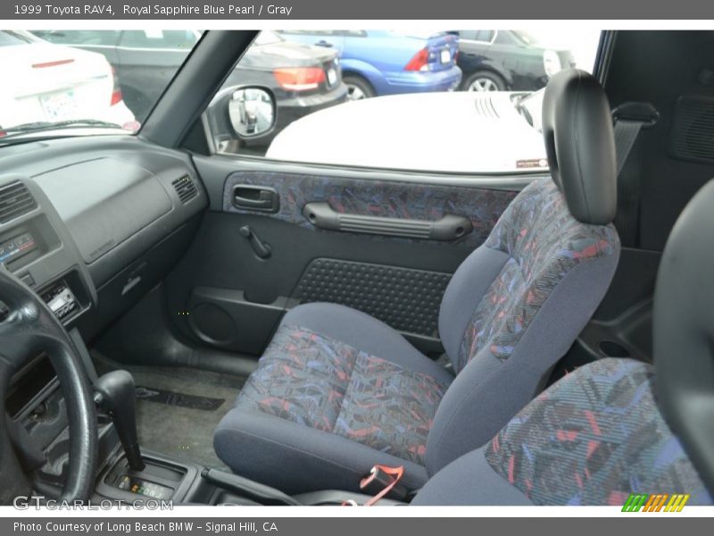 Royal Sapphire Blue Pearl / Gray 1999 Toyota RAV4