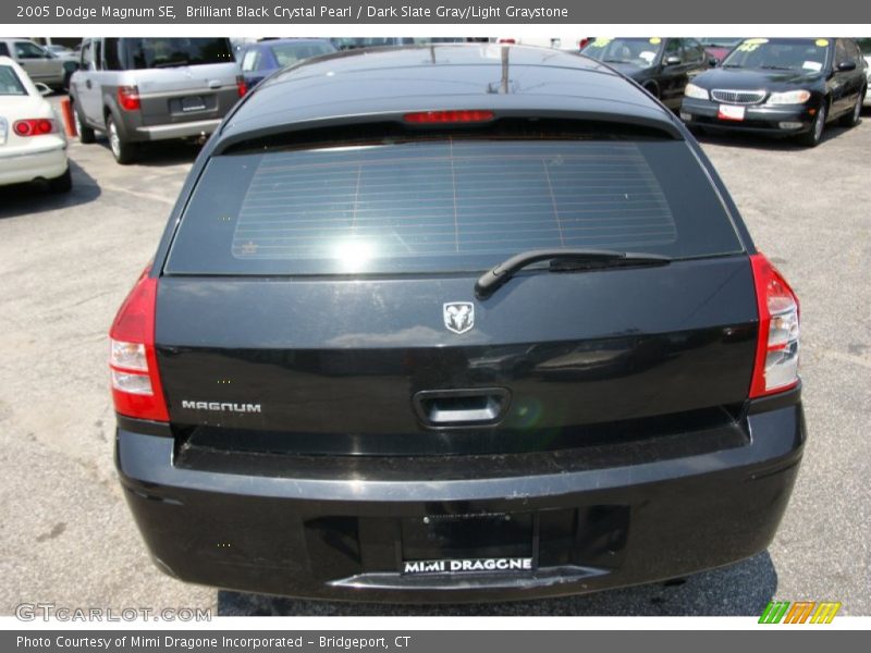 Brilliant Black Crystal Pearl / Dark Slate Gray/Light Graystone 2005 Dodge Magnum SE
