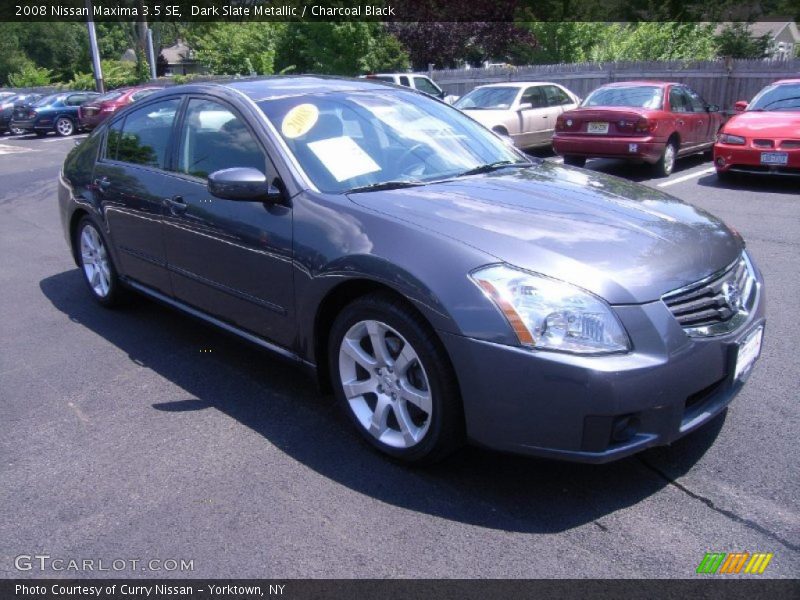 Dark Slate Metallic / Charcoal Black 2008 Nissan Maxima 3.5 SE