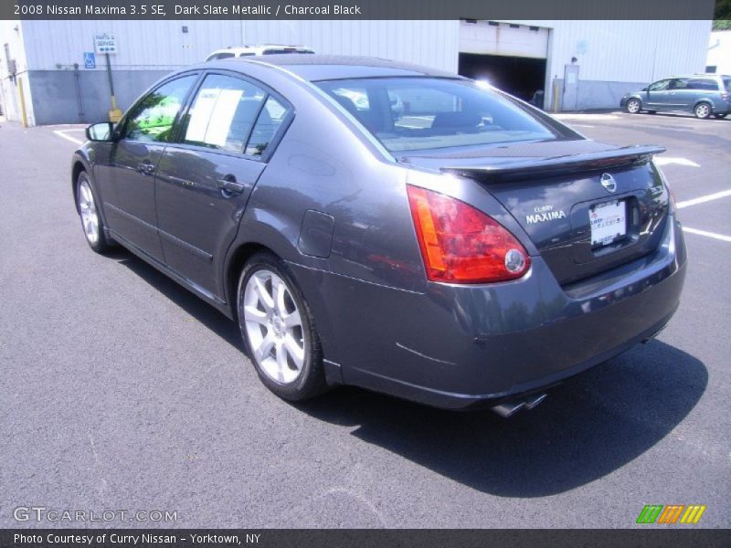Dark Slate Metallic / Charcoal Black 2008 Nissan Maxima 3.5 SE