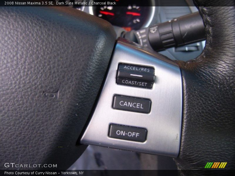 Dark Slate Metallic / Charcoal Black 2008 Nissan Maxima 3.5 SE