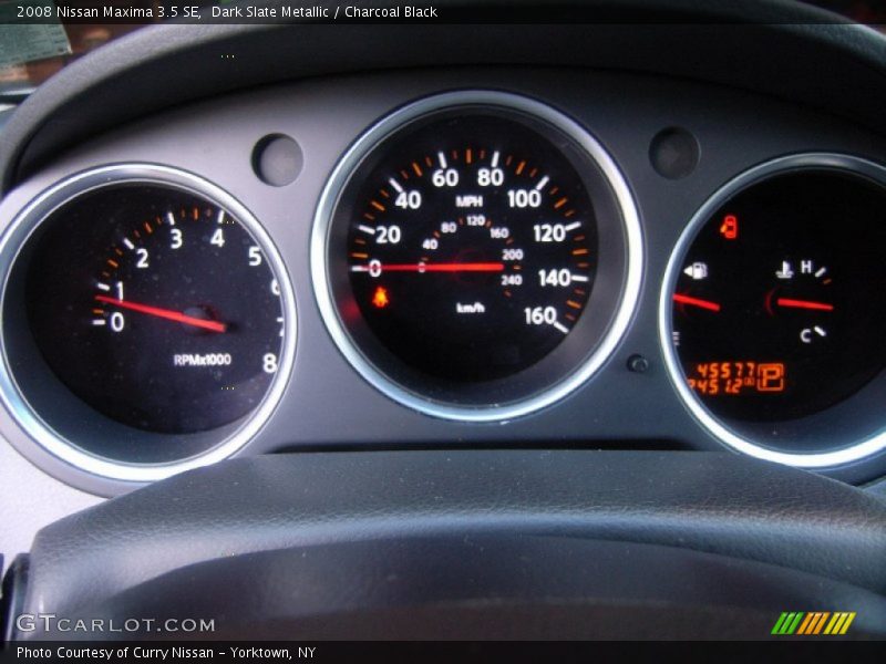 Dark Slate Metallic / Charcoal Black 2008 Nissan Maxima 3.5 SE