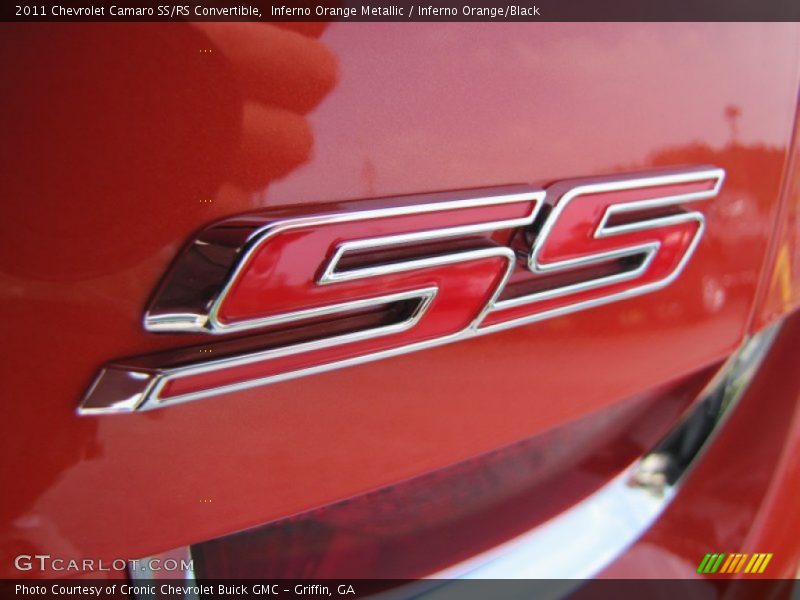 Inferno Orange Metallic / Inferno Orange/Black 2011 Chevrolet Camaro SS/RS Convertible
